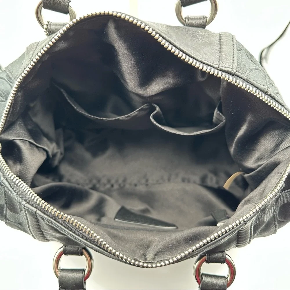 Coach black signature