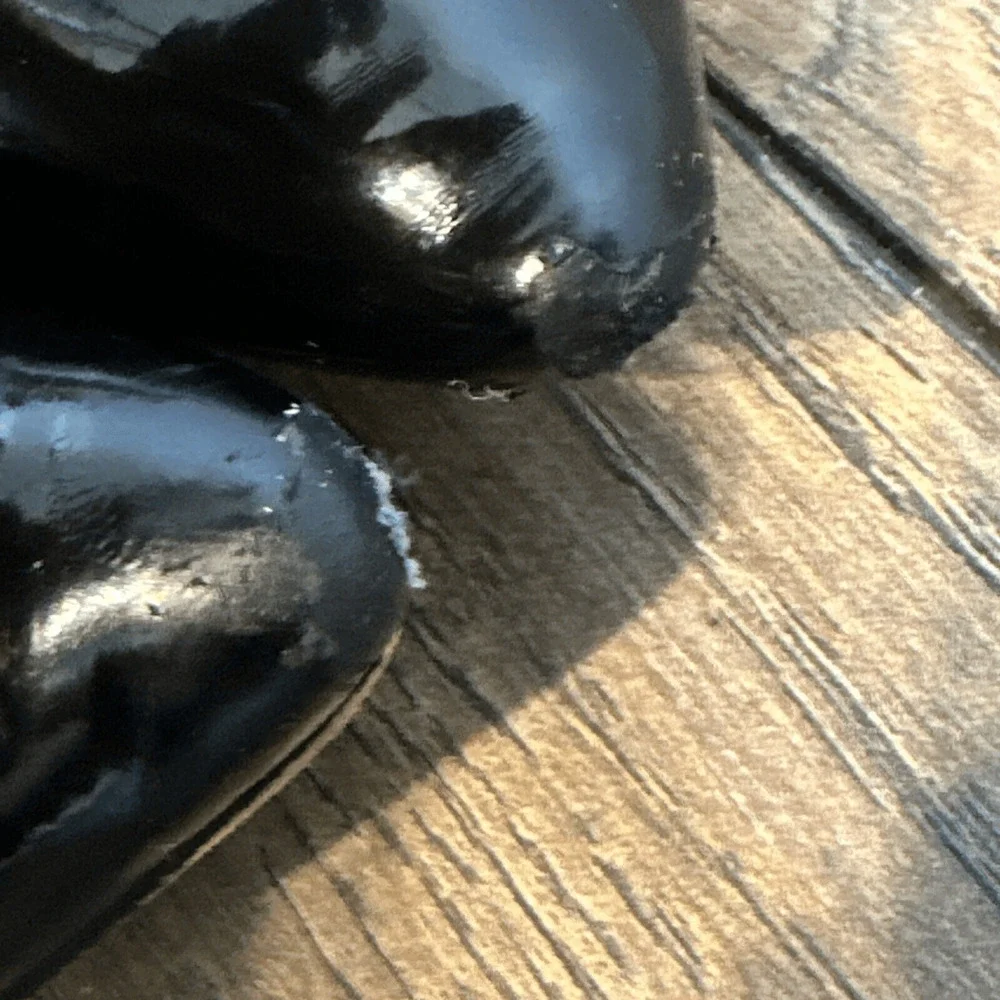 Coach black leather