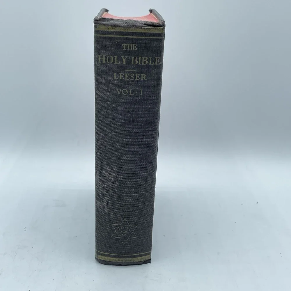 The Holy Bible 24 Books of the Holy Scriptures Vol I & II Hebrew (ISAAC‎ LEESER)