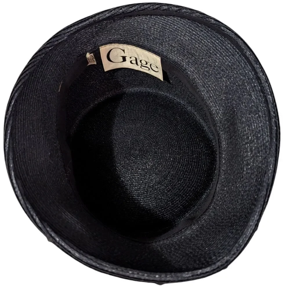Women's 1940s antique Gage‎ blue hat size 22