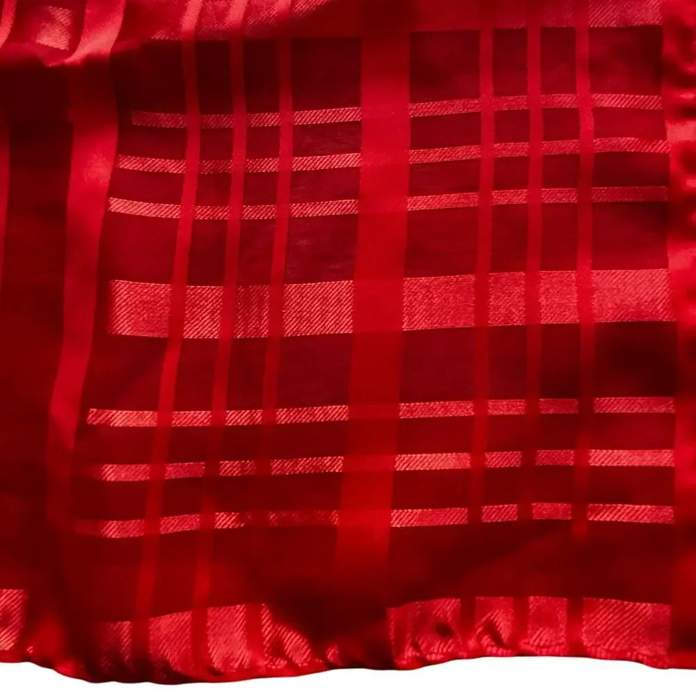 Vintage silky red