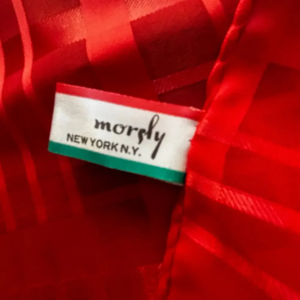 Vintage silky red