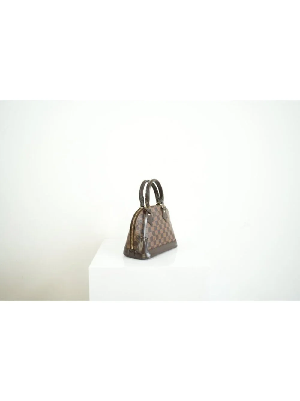 Louis Vuitton Damier Ebene Canvas Alma BB W/Strap