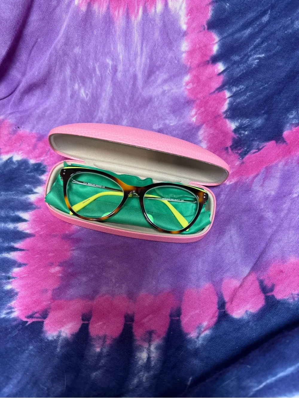 Emilio Pucci round tortoiseshell