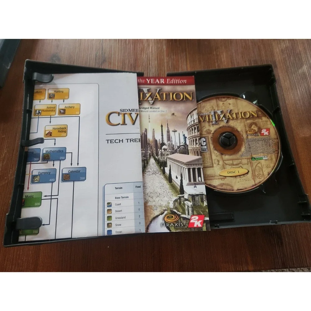 Sid Meier's‎ 4 Civilization Game of the Year Edition PC Game 2006 Complete