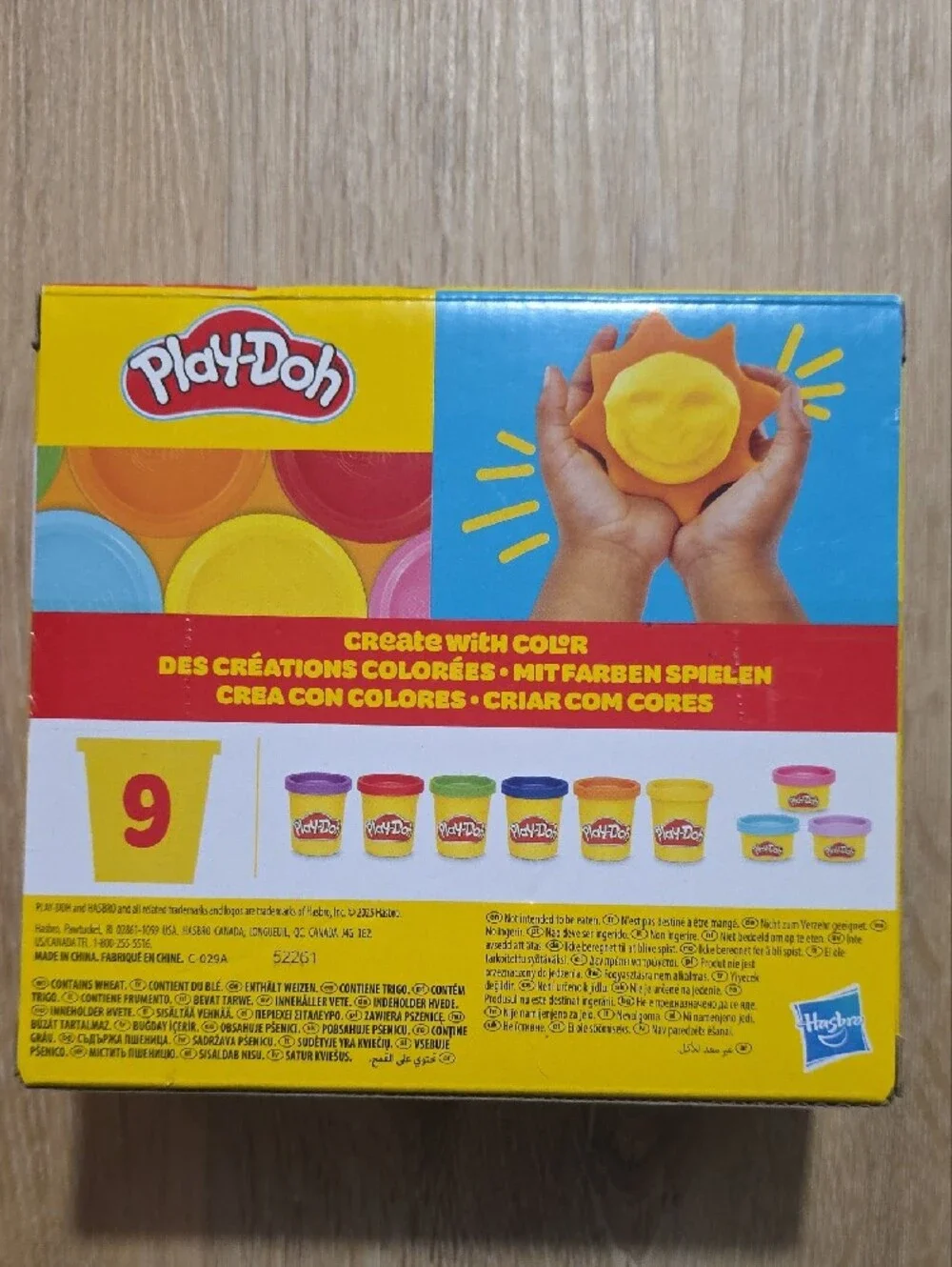 Play-Doh colors includes