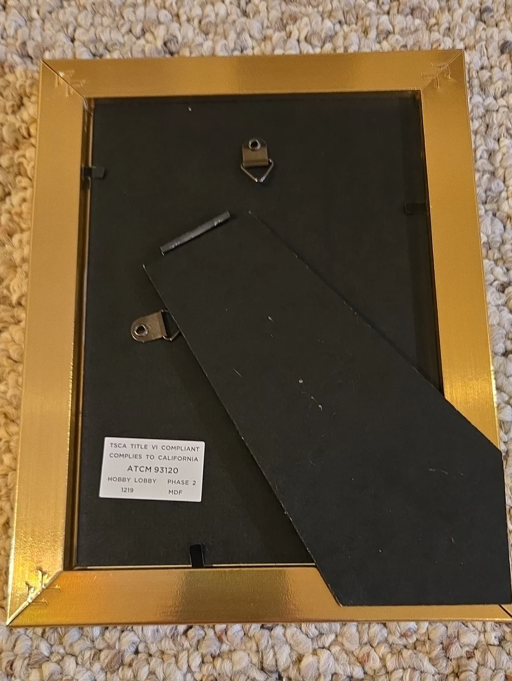 Source Unknown brushed brass
