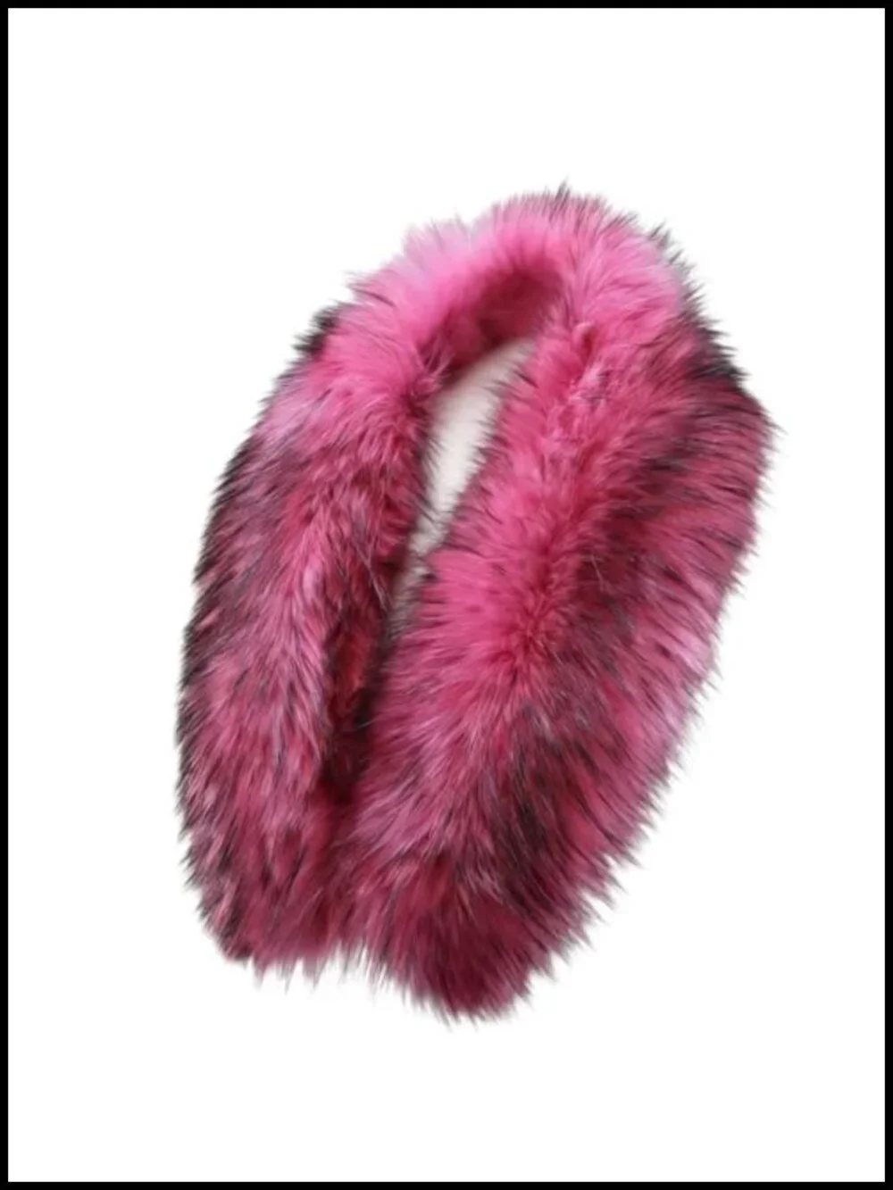 Faux Fur Collar Scarf Soft Winter Neck Wrap Warm Elegant Coat Shawl Imitation