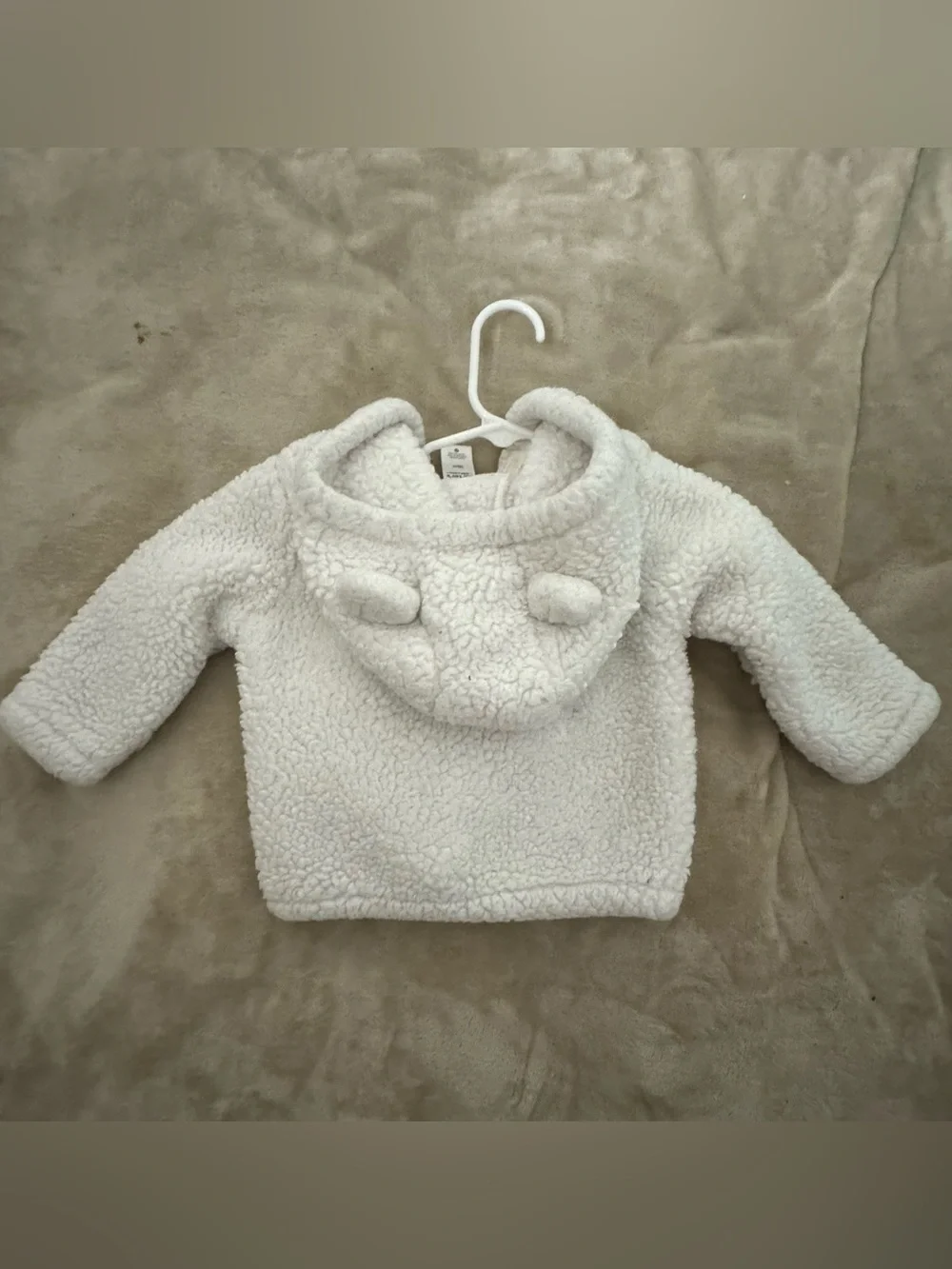 Carter's Cream Sherpa Zip Hoodie