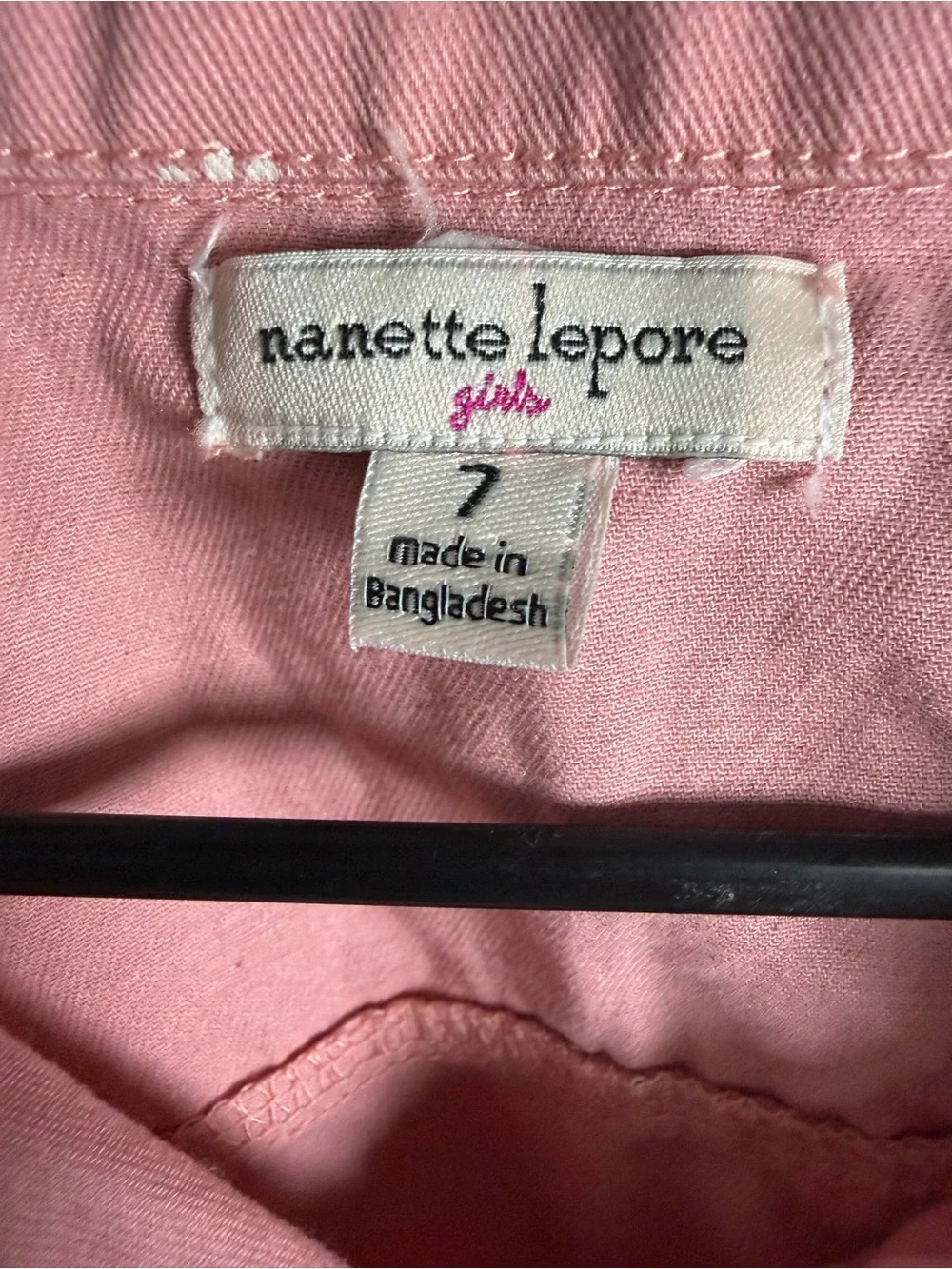 Nanette Lepore Pink Floral Jean Jacket for Kids