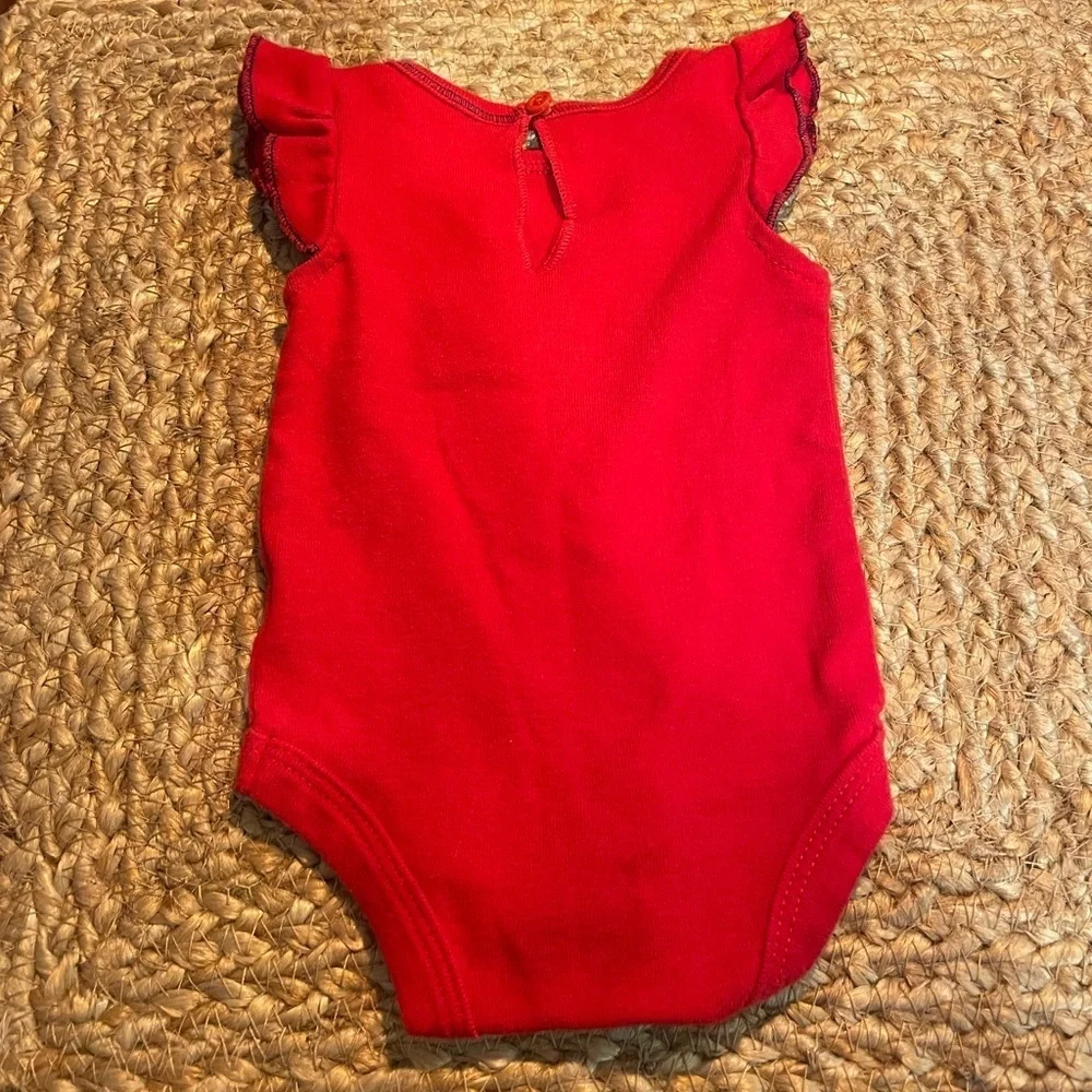 “American Cutie” Red, White, and Blue short sleeve newborn onesie