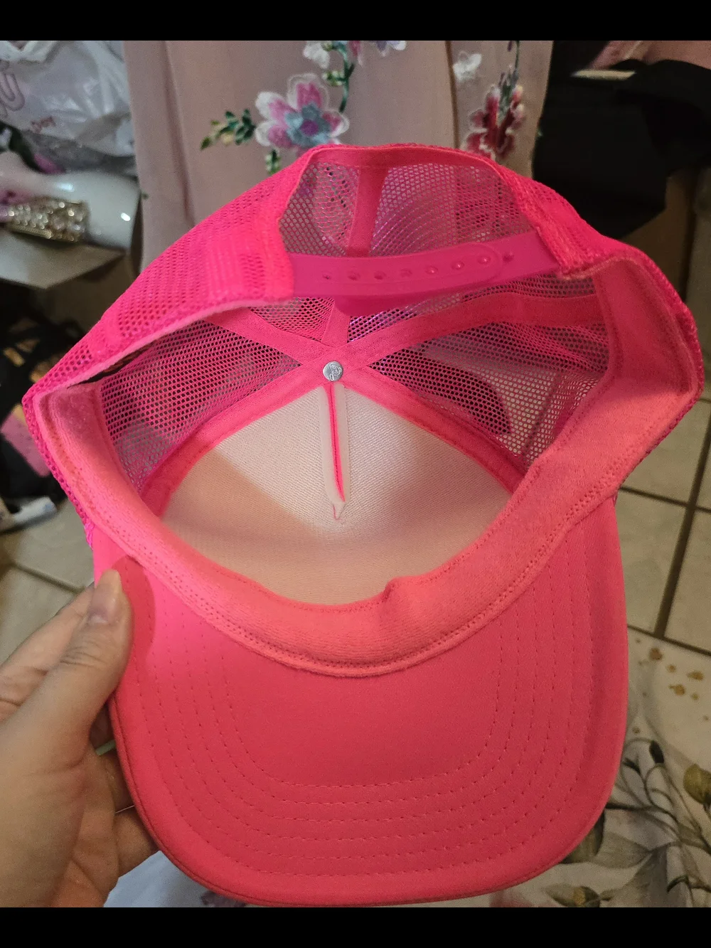 OTTO Neon Pink Trucker Cap