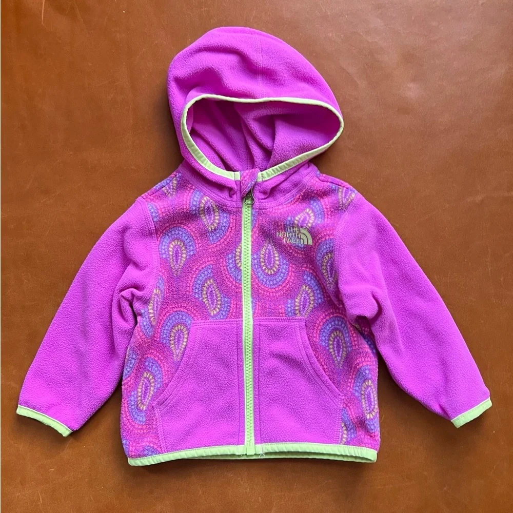 NORTH FACE Baby Hooded Fleece Jacket, 6-12mo