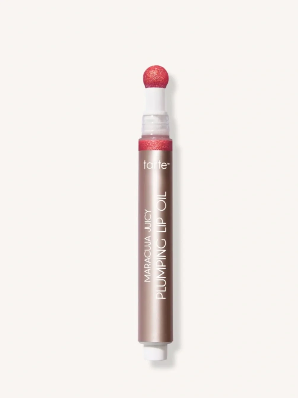 tarte Maracuja Juicy Plumping Lip Oil — Shimmery Hibiscus shimmering mauve berry