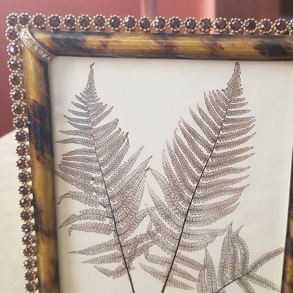RARE JAY STRONGWATER LORRAINE LUCAS LEOPARD JUNGLE PAVE CRYSTAL ENAMEL FRAME