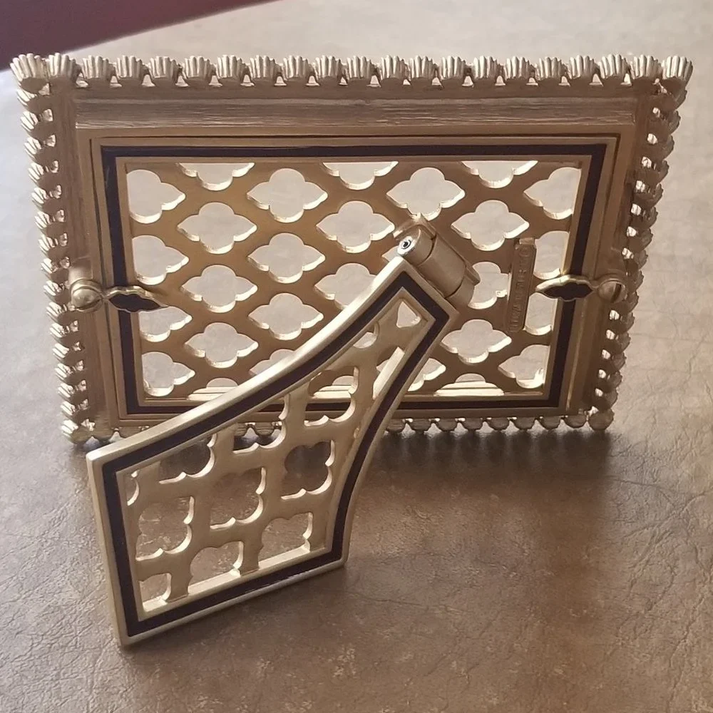 RARE JAY STRONGWATER EMILIA LEOPARD JUNGLE SAFARI PAVE CRYSTAL ENAMEL GOLD FRAME