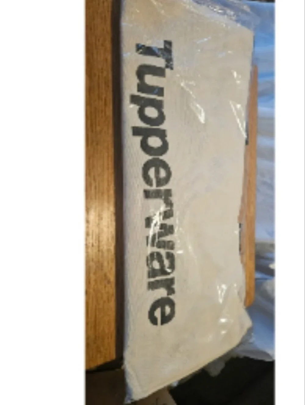 Tupperware branded canvas