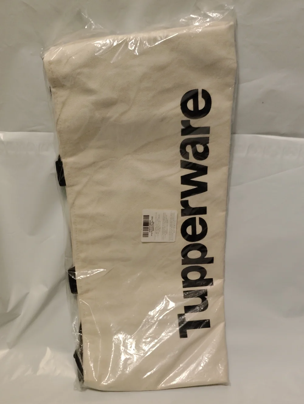 Tupperware branded canvas
