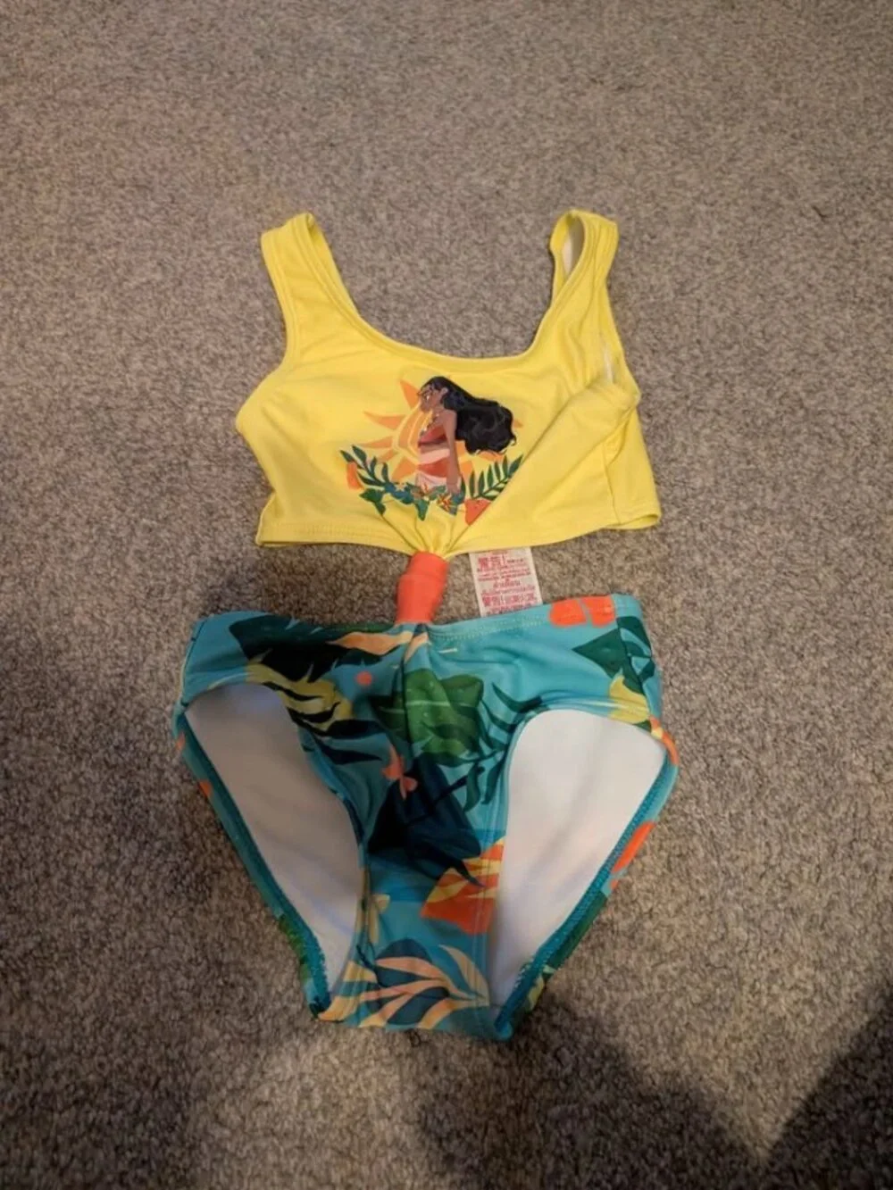 Disney store Moana swimsuit size 4