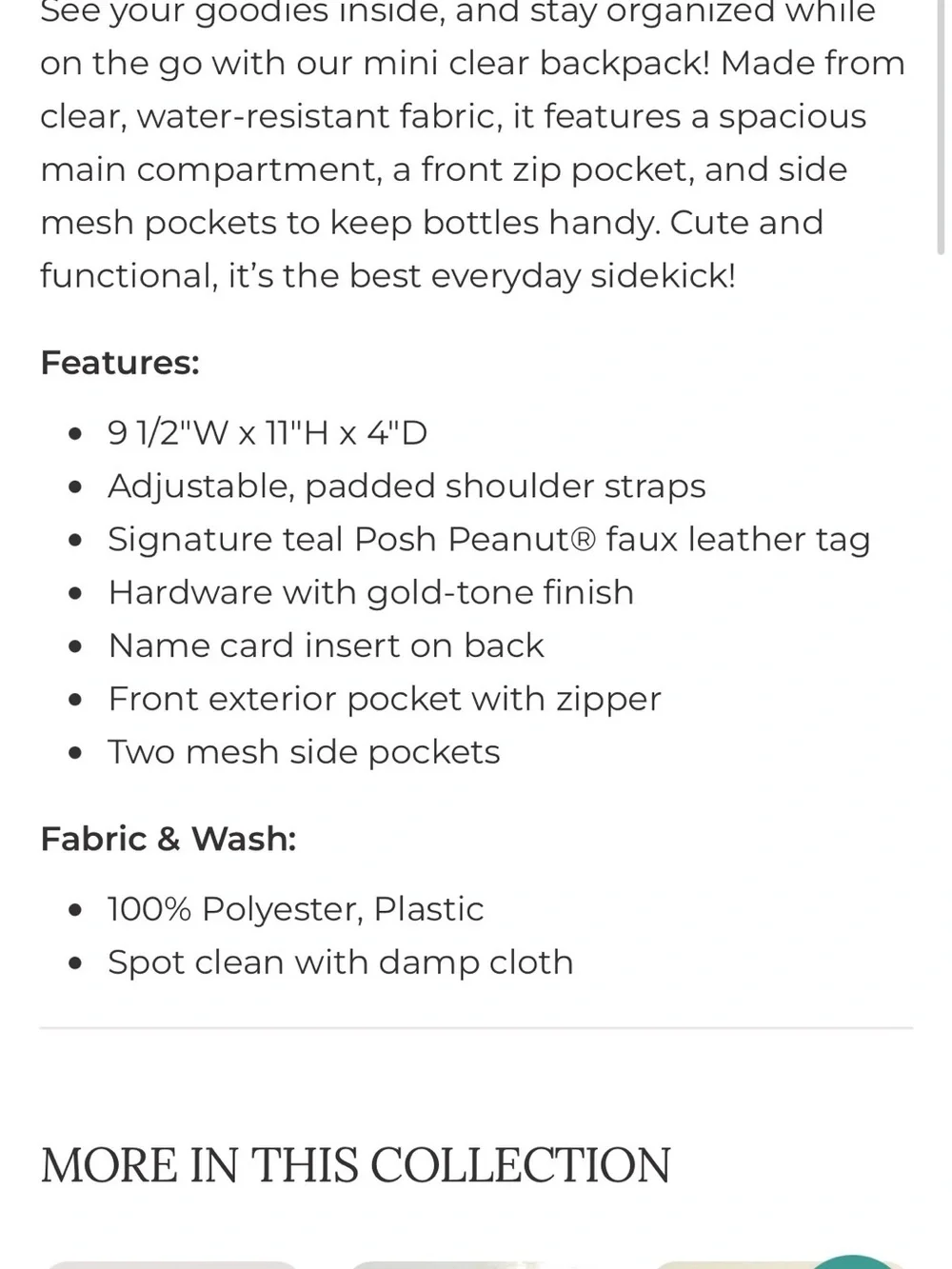 Posh Peanut Disney Princess Backpack