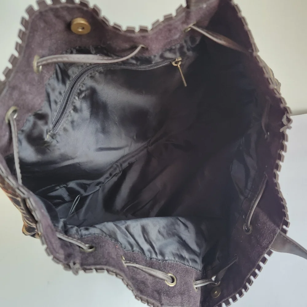 Vintage Lancôme Leopard Print Tote Bag