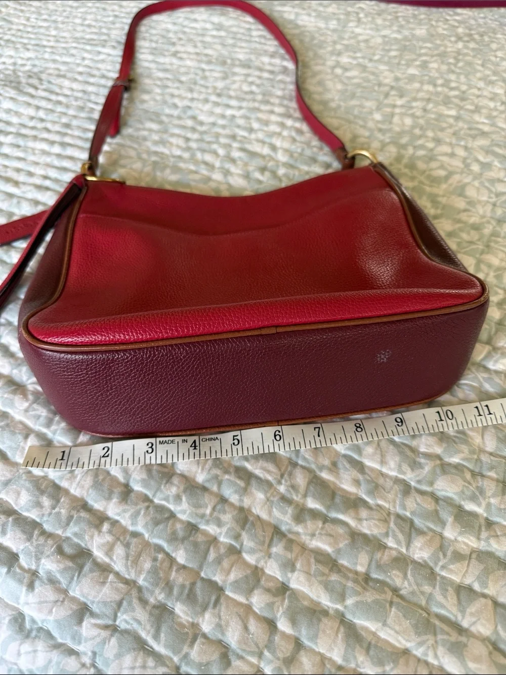 Coach pebbled leather