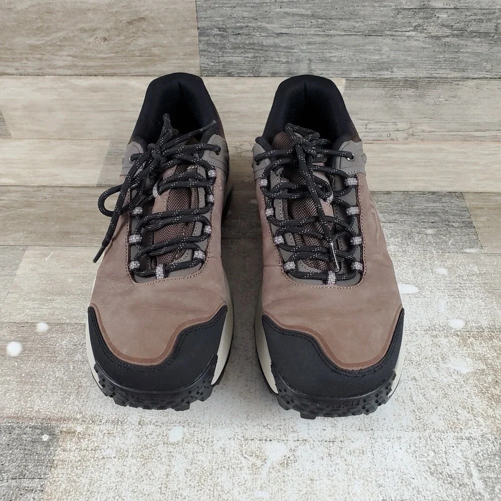 KURU Ridge Motion Mens Hiking Shoes Sz 10 M Rustic Taupe Suede Lace Up Sneakers