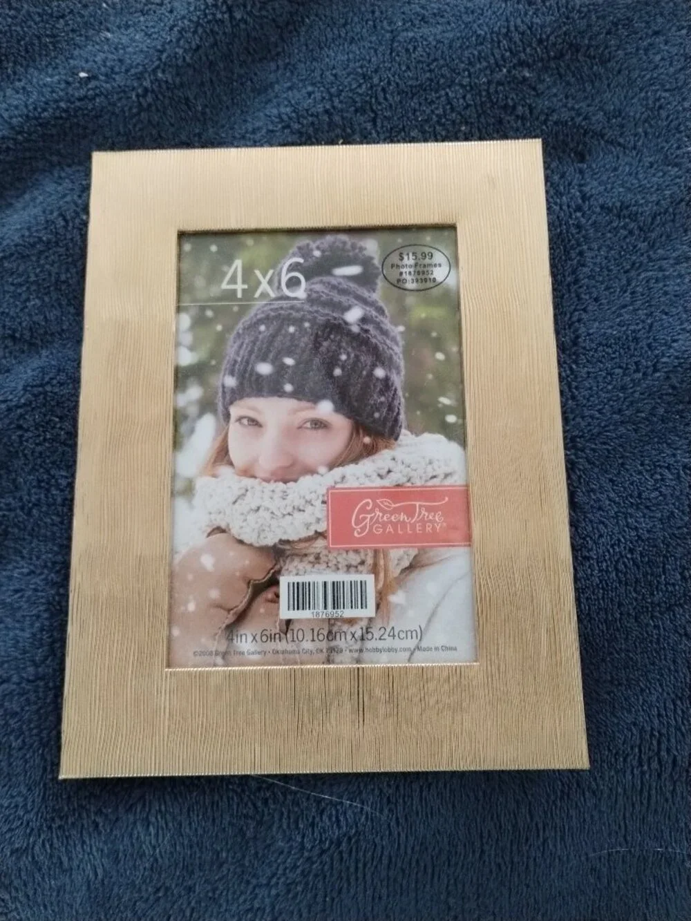 Gold picture frame