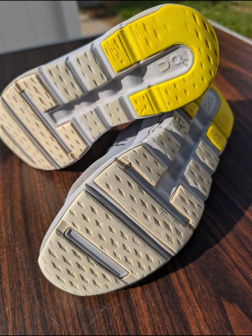 On Running light gray