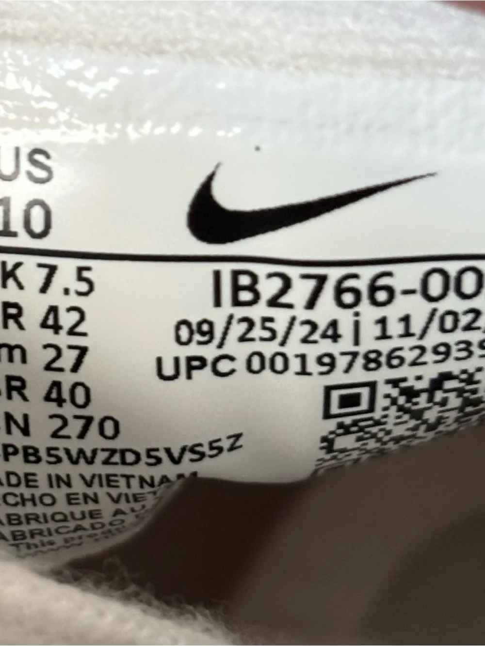 Nike Uplift SC Lace Up New IB2766-002 Phantom Gray Size 10 Womens