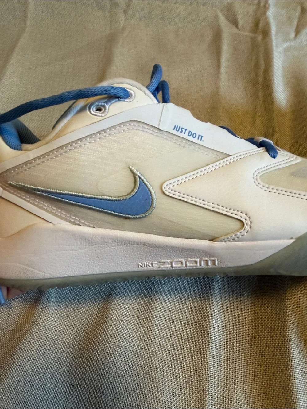 Nike Women’s Air Zoom Hyperace 3 Sneakers in Light Blue and White