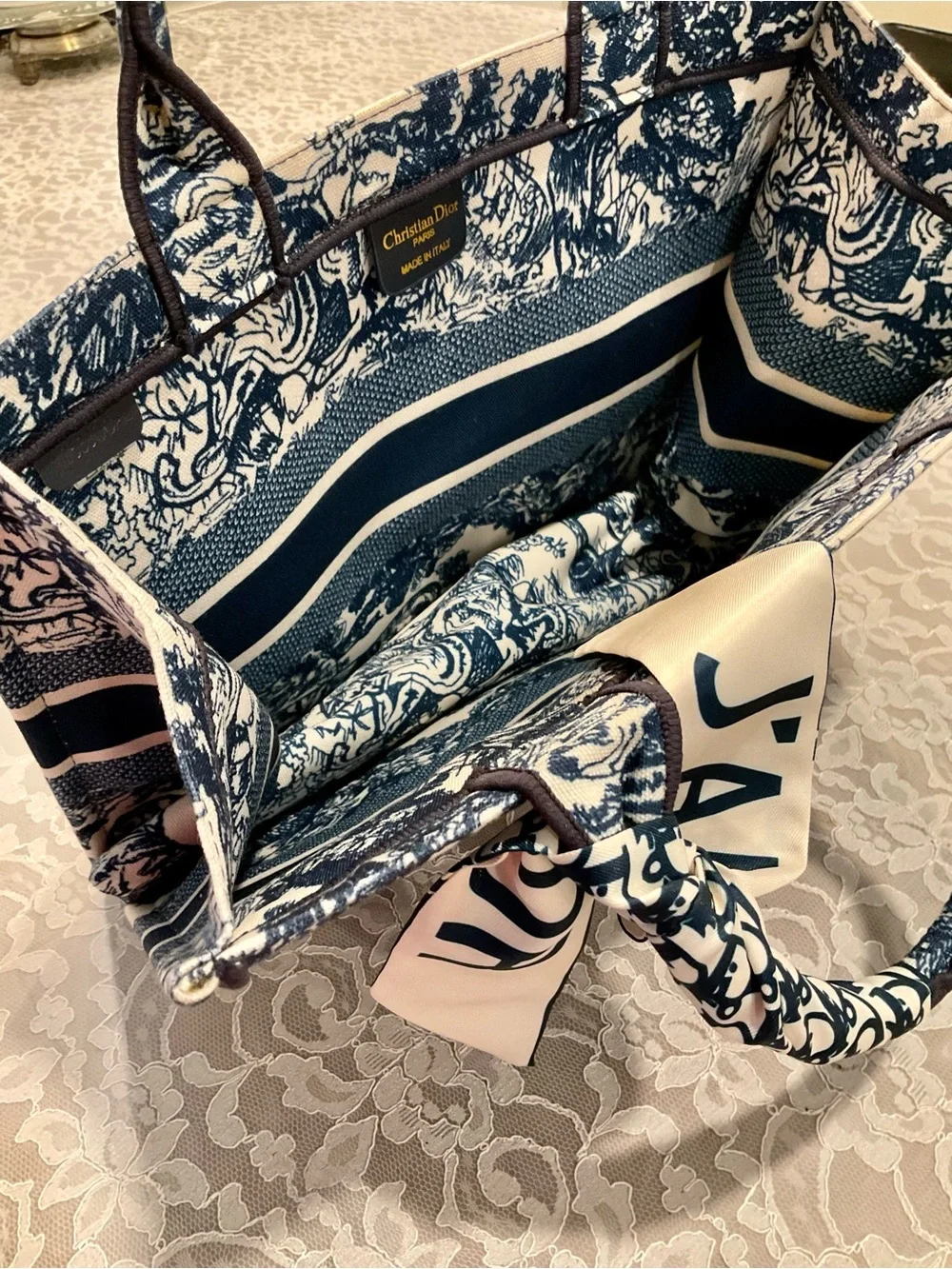 Dior canvas book