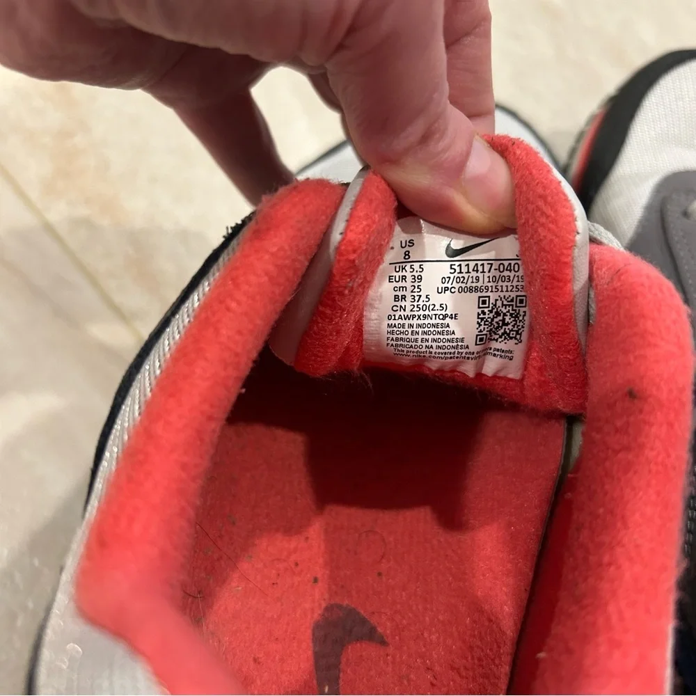 Nike gym air size
