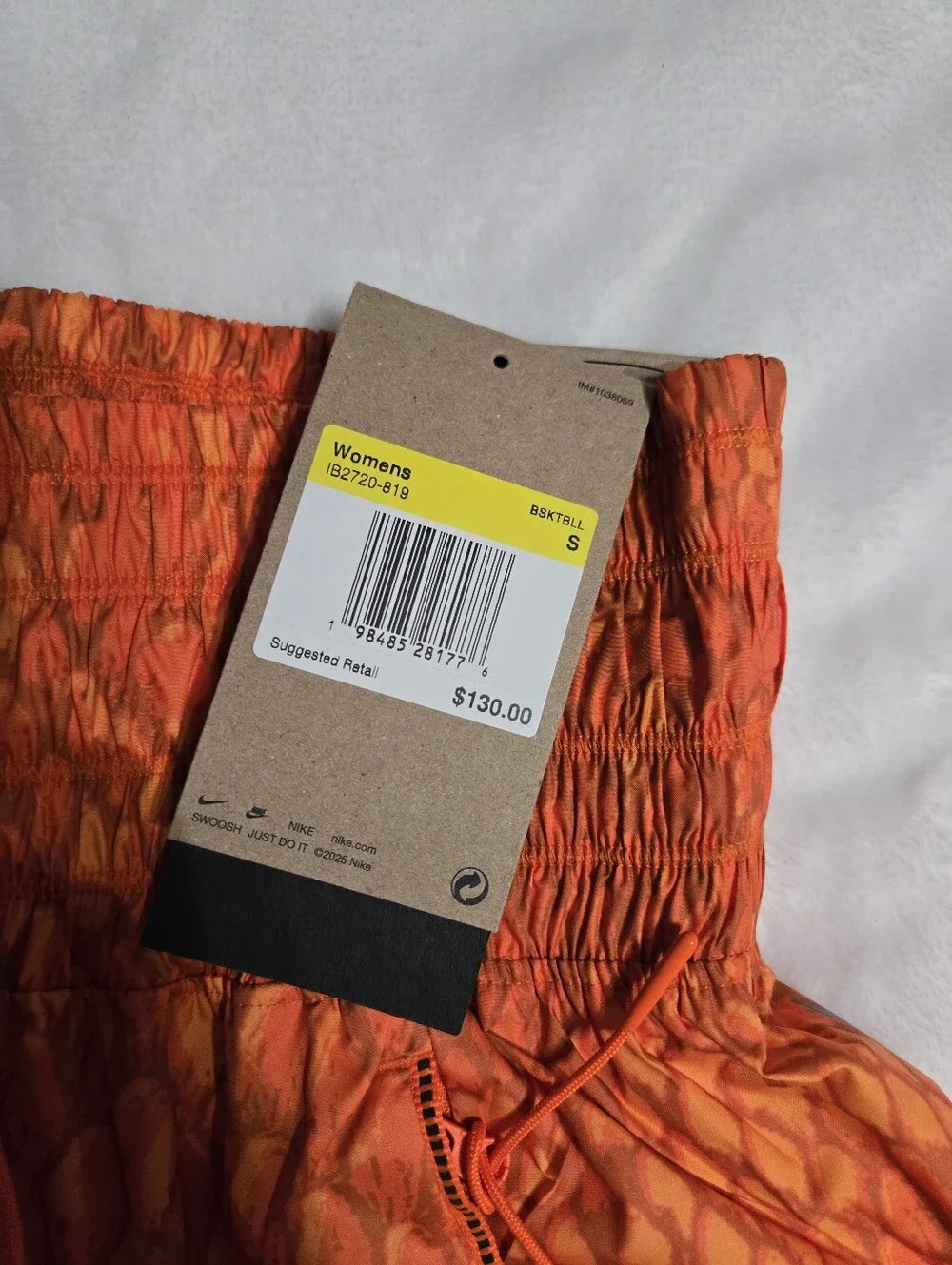 Nike Kobe Woven Skirt Womens Size Small 2-in-1 Safety Orange Snake NWT $130