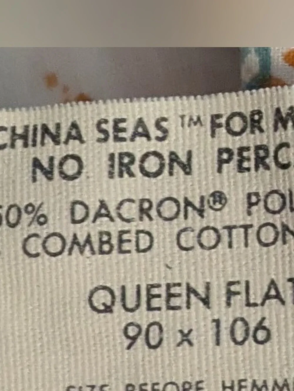 China Seas Martex lightweight cotton