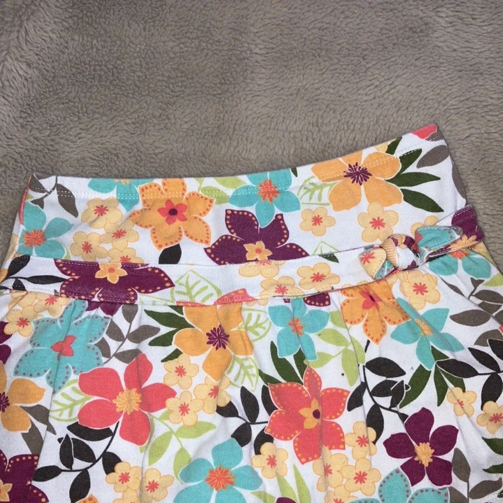 Gymboree floral skort