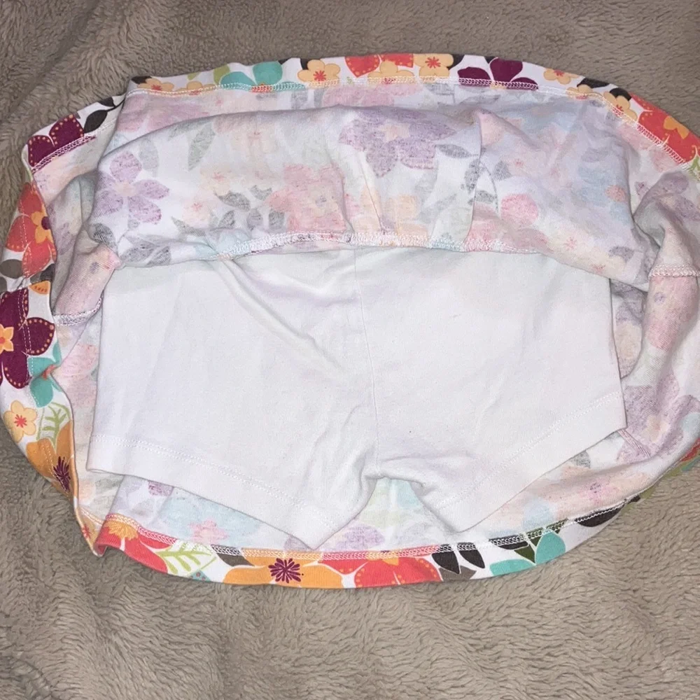 Gymboree floral skort