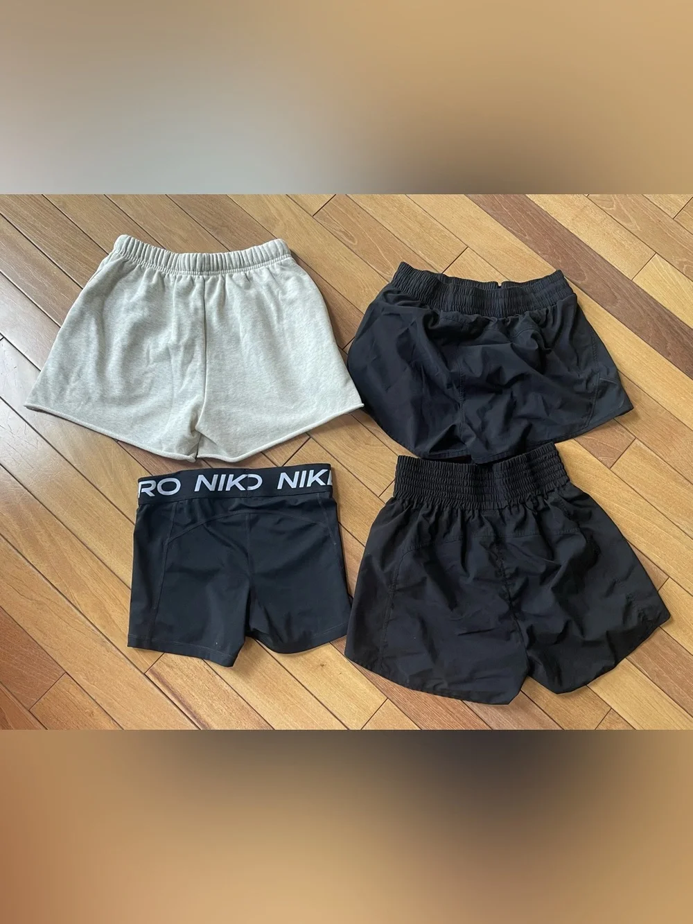 Women’s Athletic Shorts Lot Size Small Nike Pro All In Motion 4 Pairs