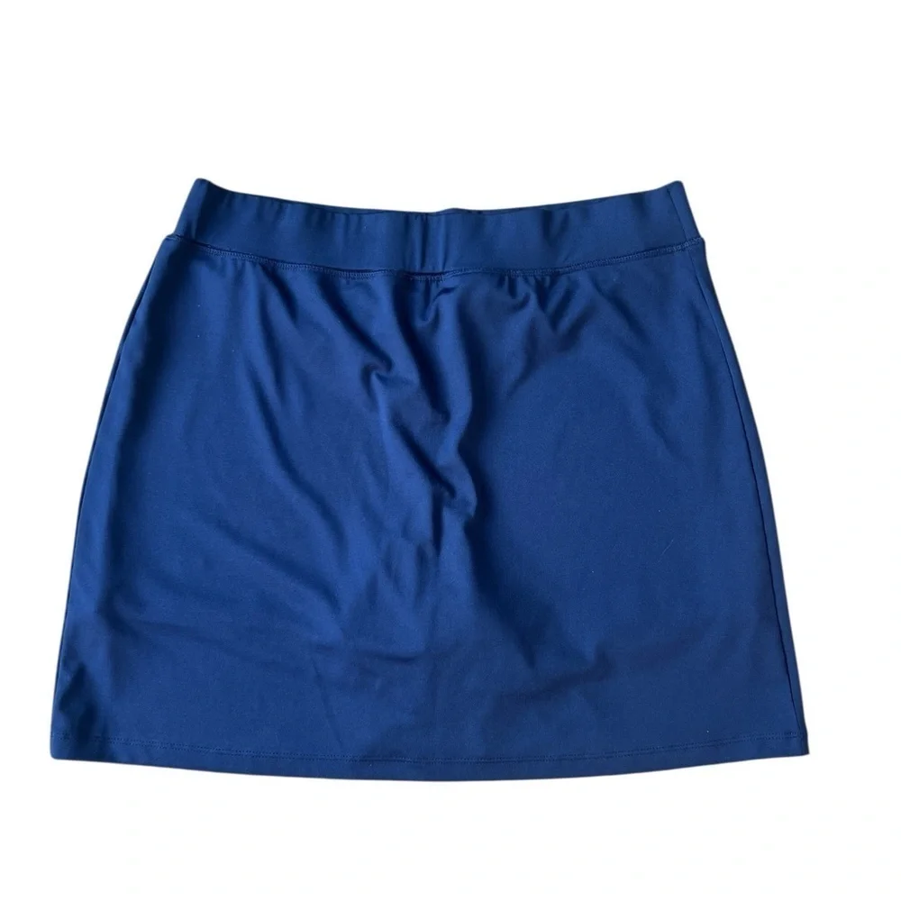 J Crew Classic Blue Women's  Golf Skort Skirt Size Large