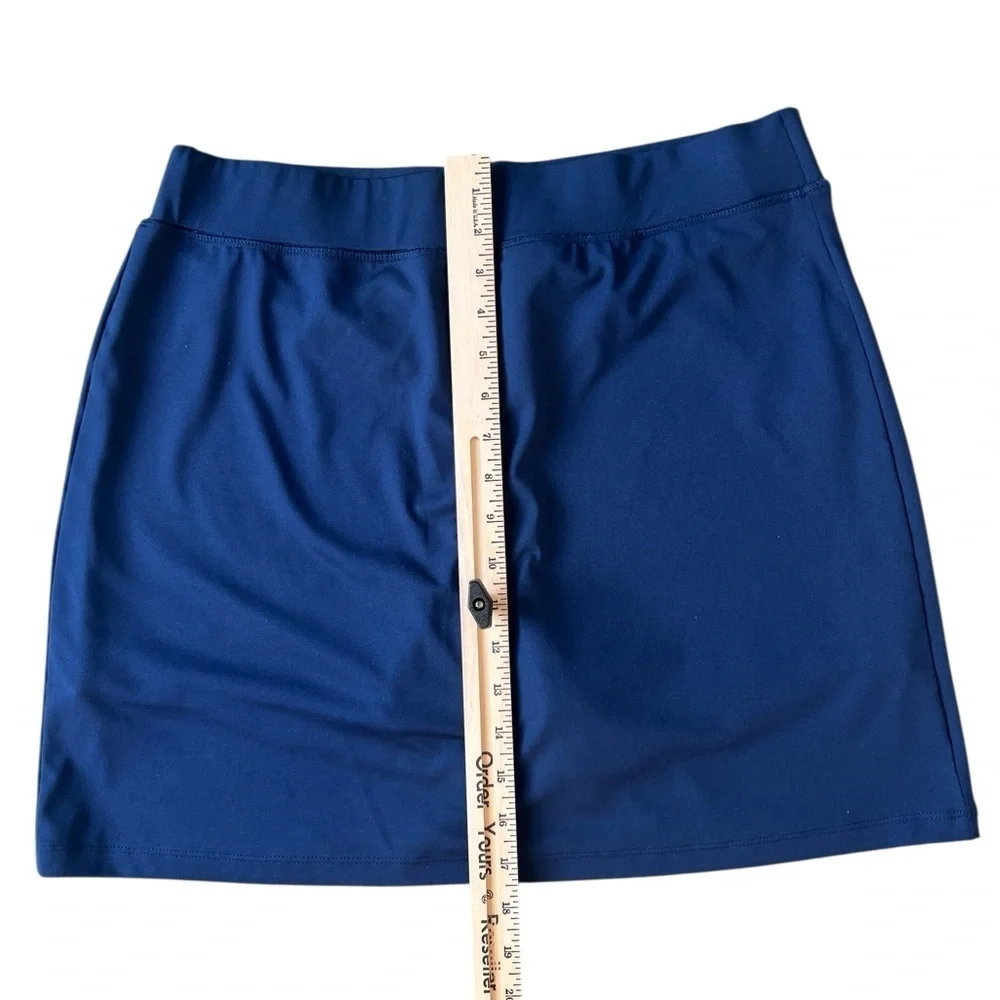 J Crew Classic Blue Women's  Golf Skort Skirt Size Large