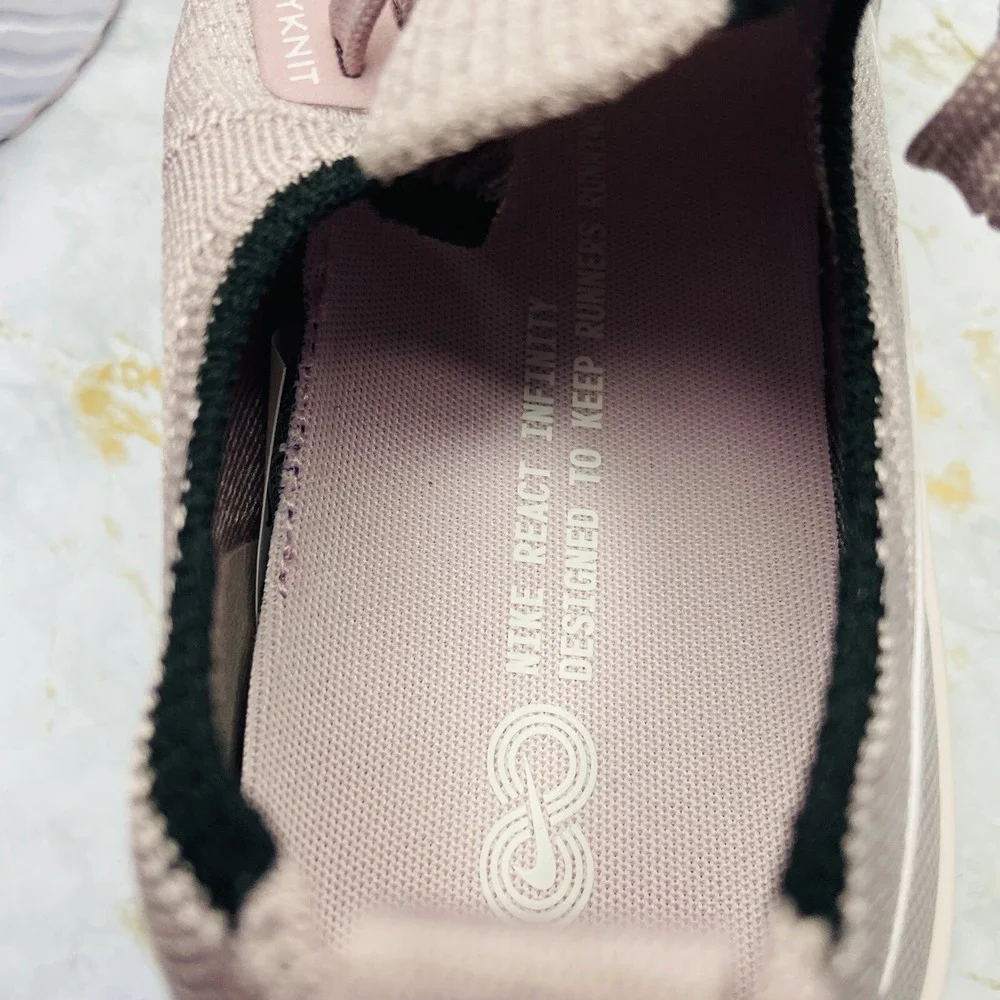 Nike React Infinity Run Flyknit Running Shoes NEW Pink Women's Size 12