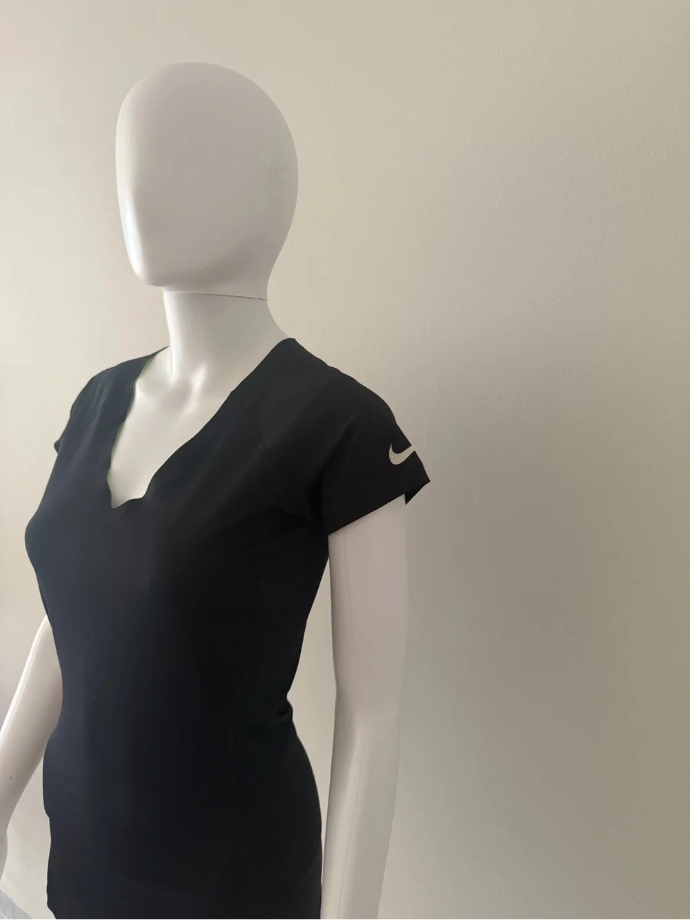 Nike Black V-Neck Short Sleeve Women's Tee