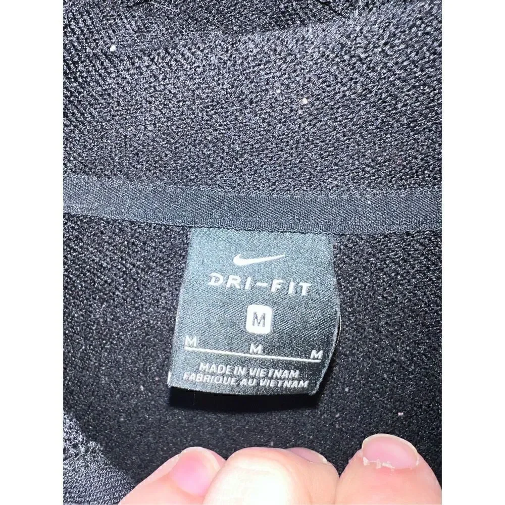Black Nike Dri-Fit Full Zip Hoodie Size M