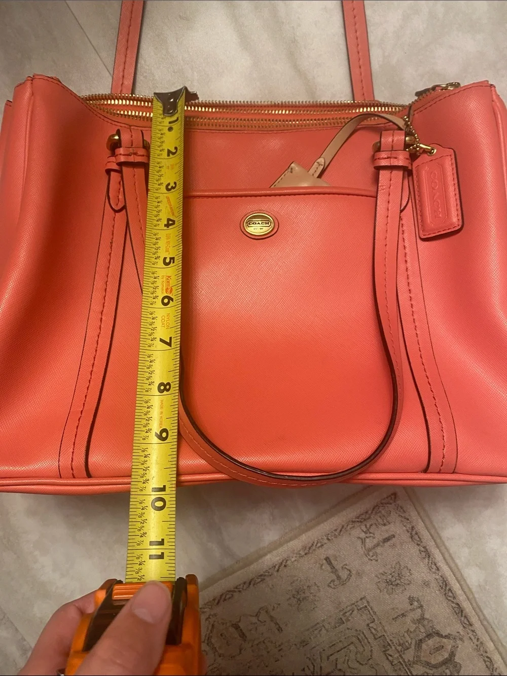 Coach peach top