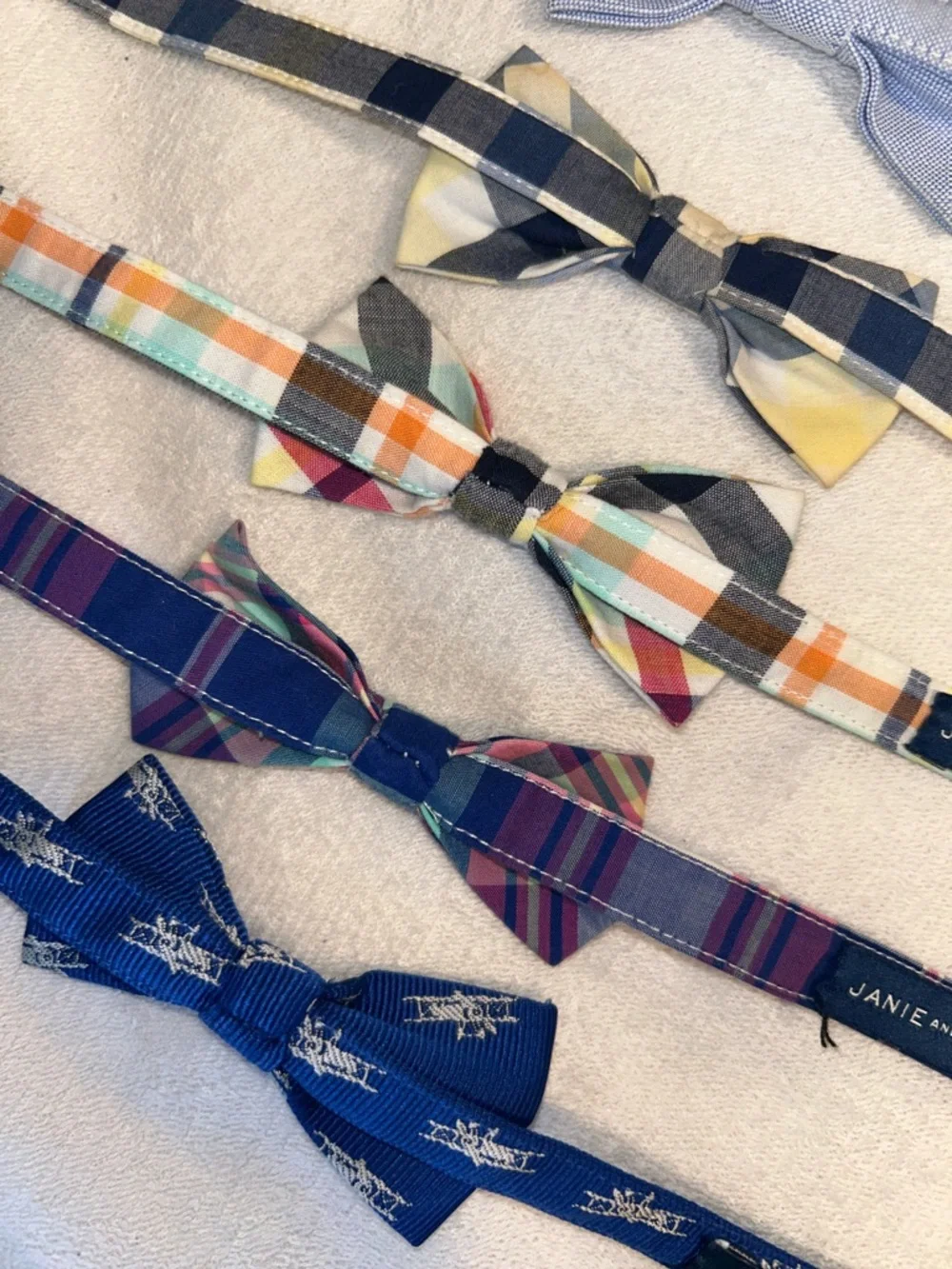 Janie and Jack Small Boy Bow Tie Set