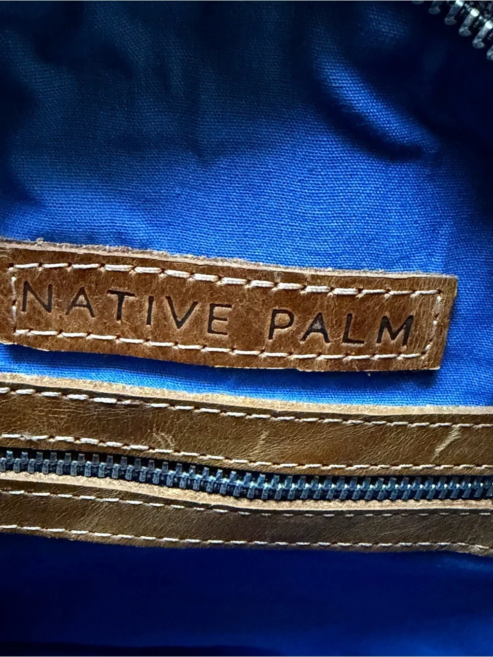 Native Palm upcycled vintage huipil multicoloured handbag