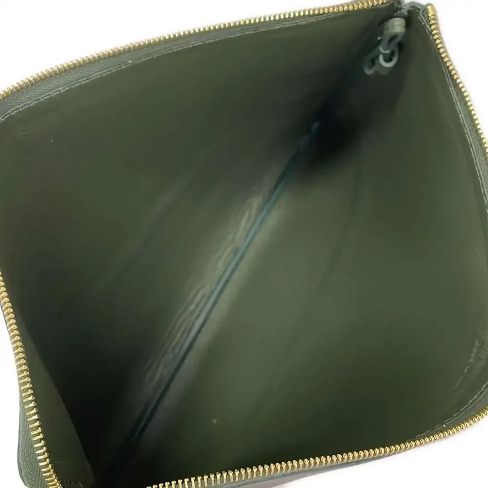 Celine Clutch Bag 100093HTM.31GN Beige Khaki