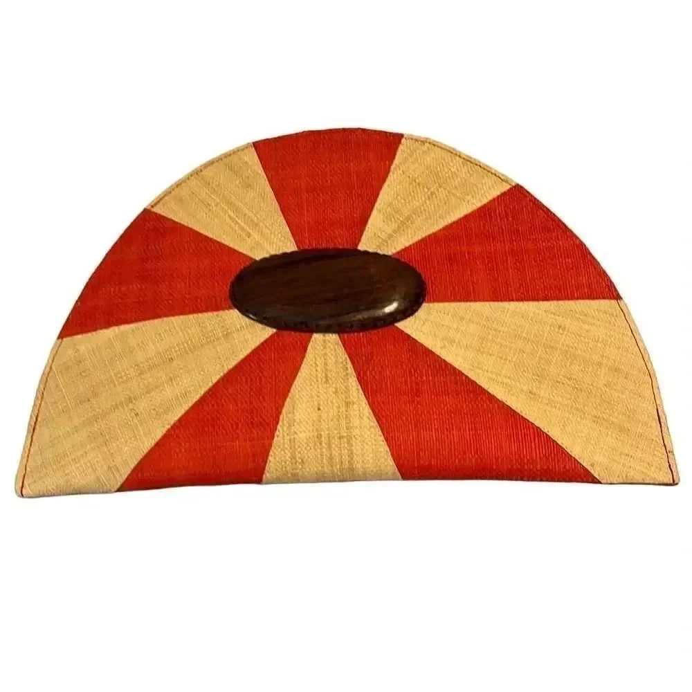 Be you fashion orange clutch