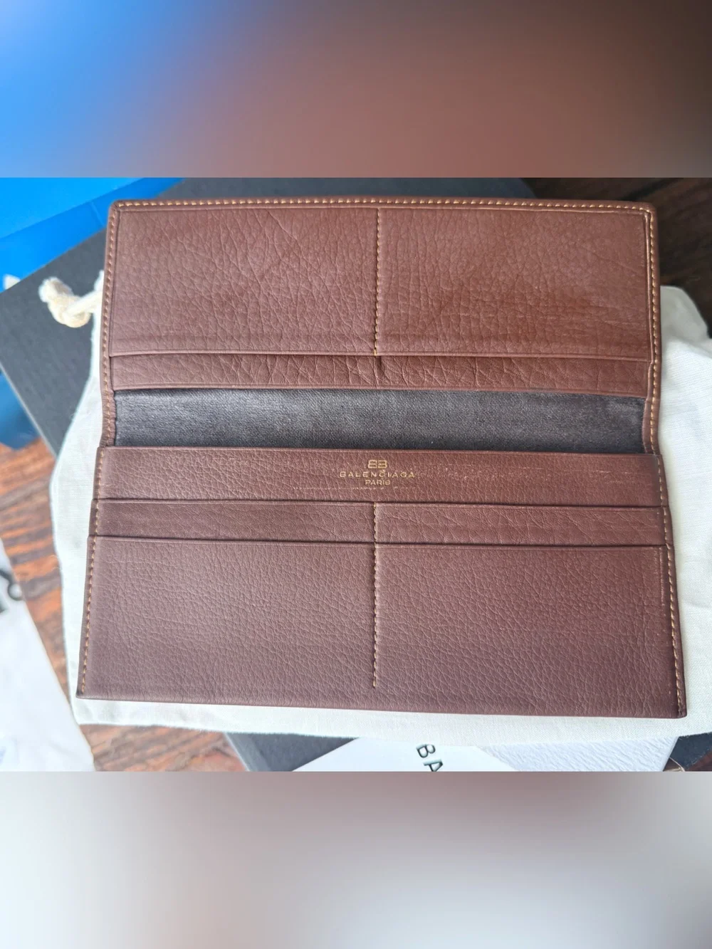 Balenciaga slim leather
