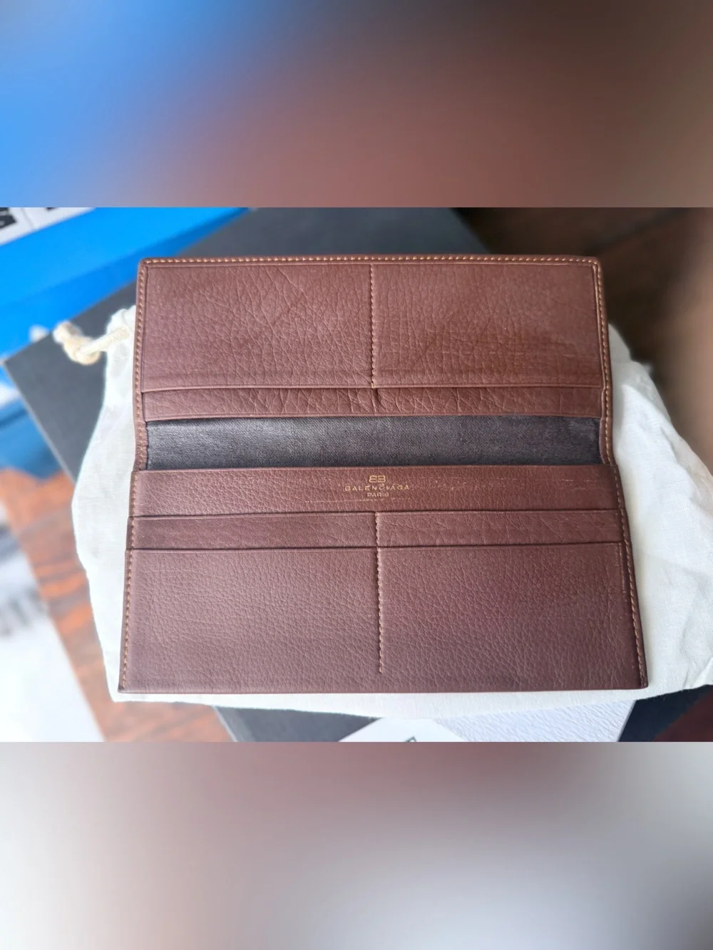 Balenciaga slim leather